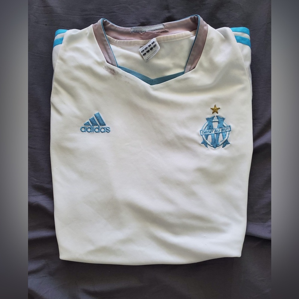 Marseille Francés Adidas White Jersey
